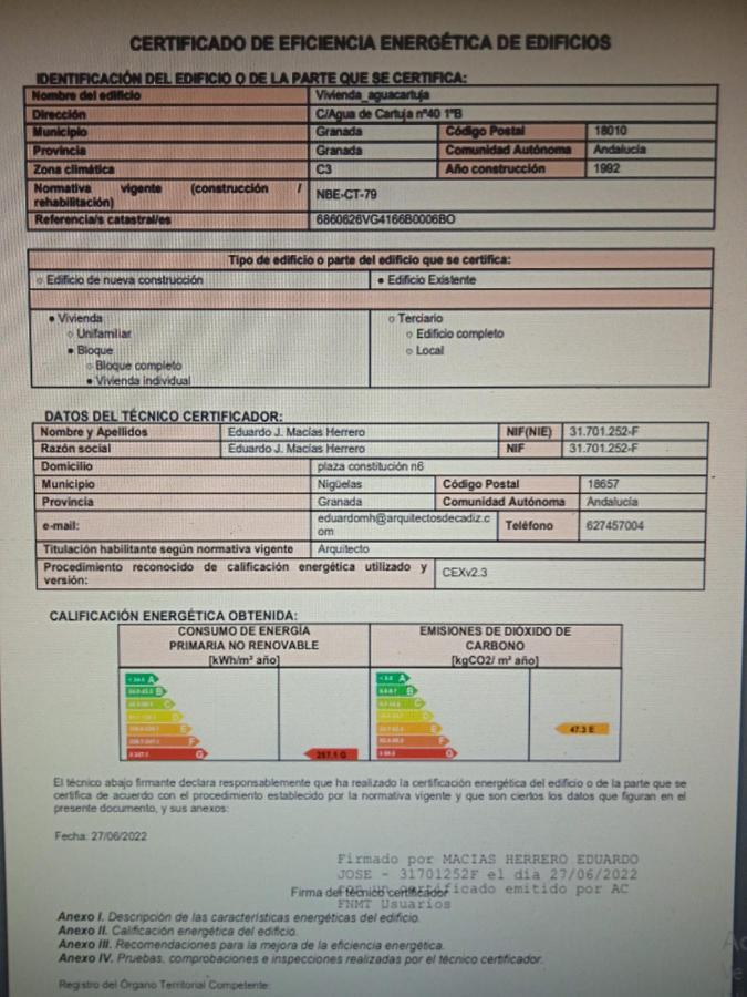 Appartement Bonito Ap Centrico Patio Wifi Parking Gratis. Grenade